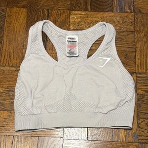 GYMSHARK Women's Gray Sports Bra